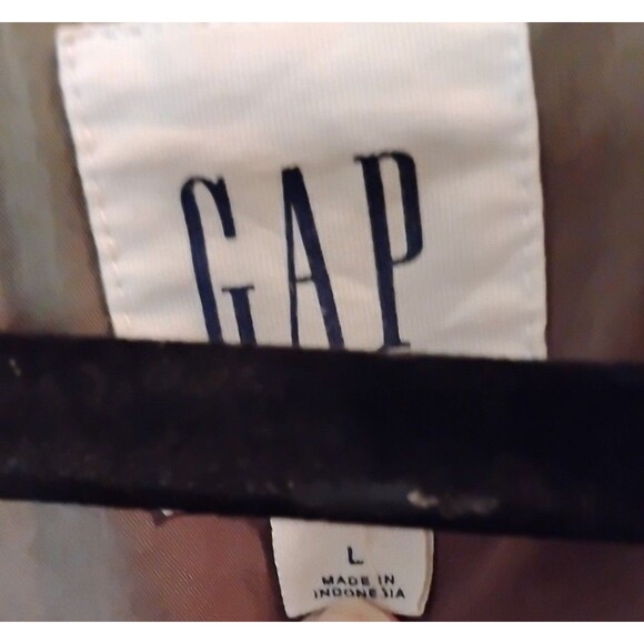 Gap army green jacket with hood - Picture 2 of 10